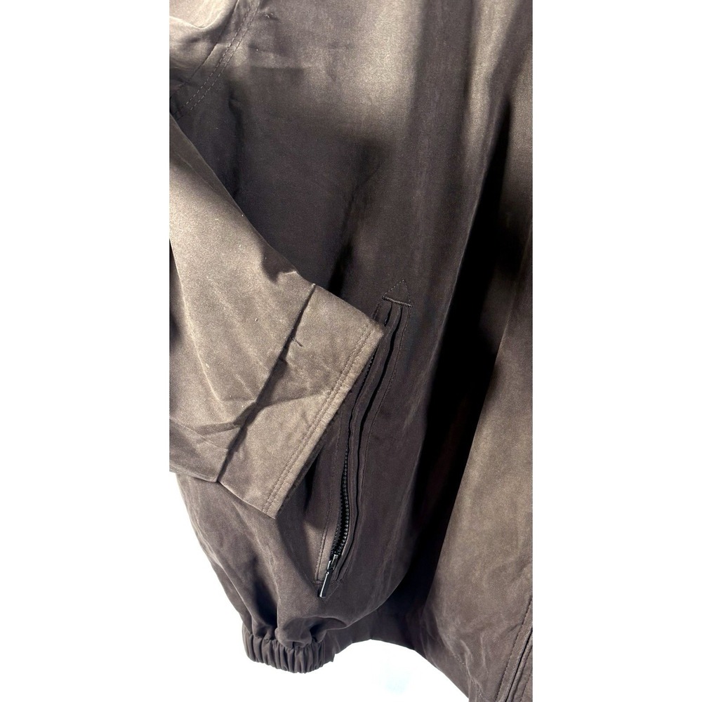 London Fog jacket size 2xl full zip waist length lightweight mesh lined - Picture 8 of 9
